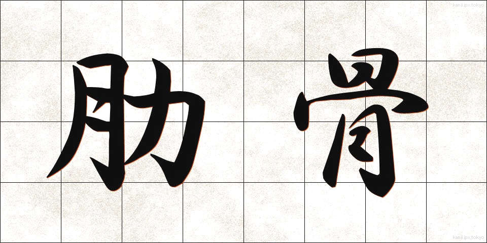 肋骨 (ろっこつ)