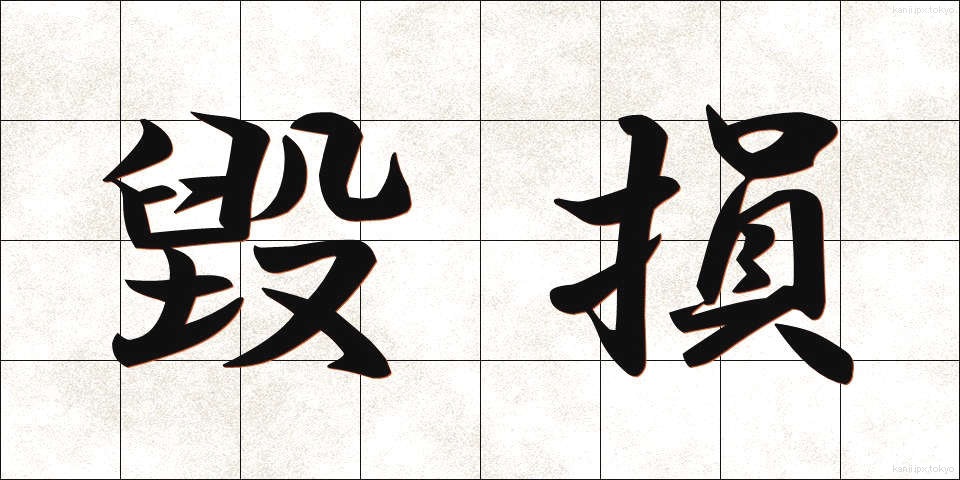 毀損 (きそん)