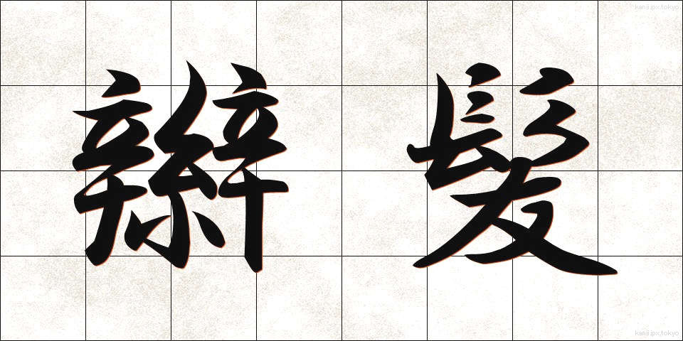 辮髪 (べんぱつ)