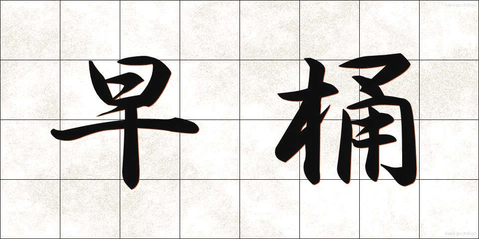 早桶 (はやおけ)