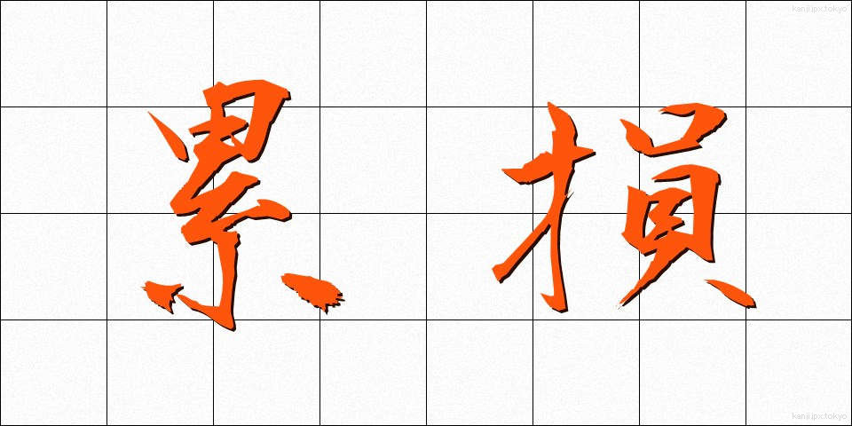 累損 (るいそん)