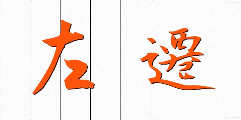 左遷 (させん)
