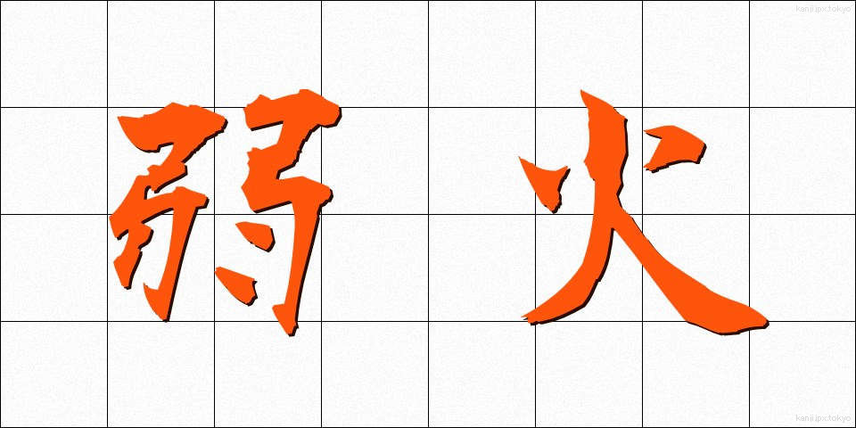 弱火 (よわび)