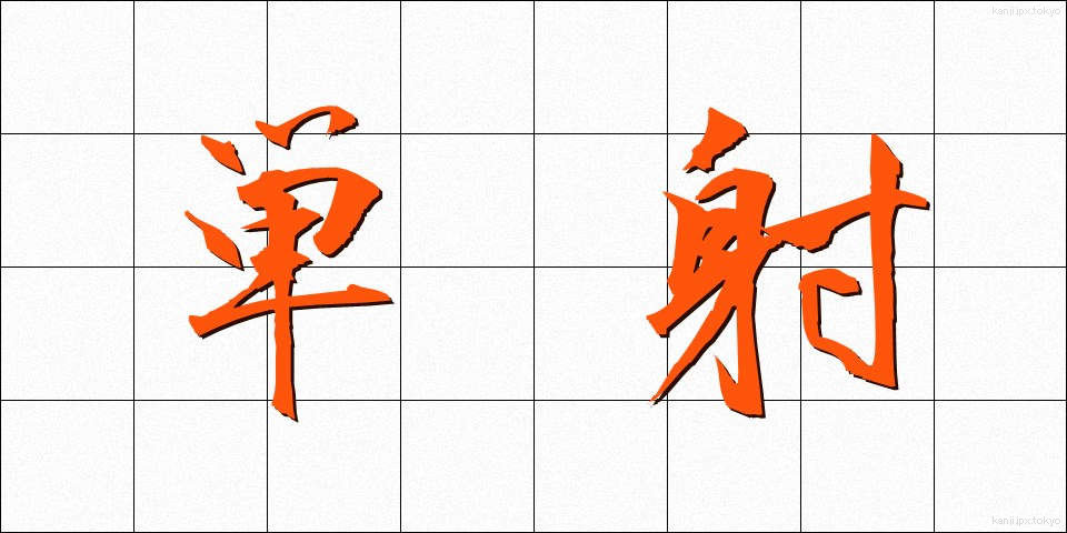 単射 (たんしゃ)