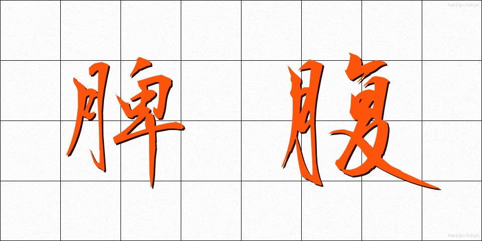 脾腹 (ひふく)