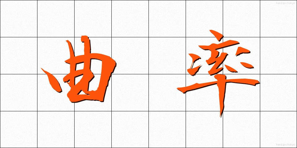 曲率 (きょくりつ)