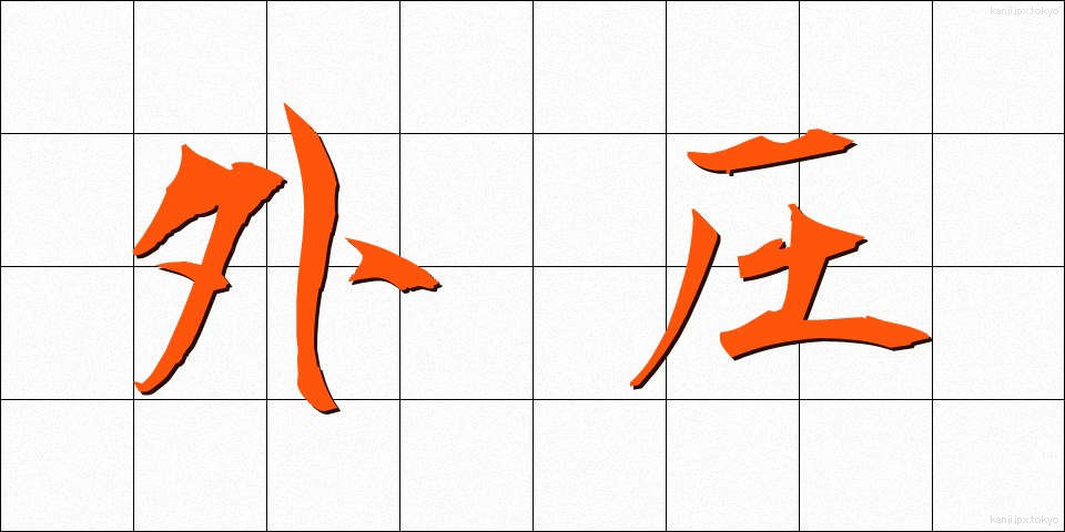 外圧 (がいあつ)