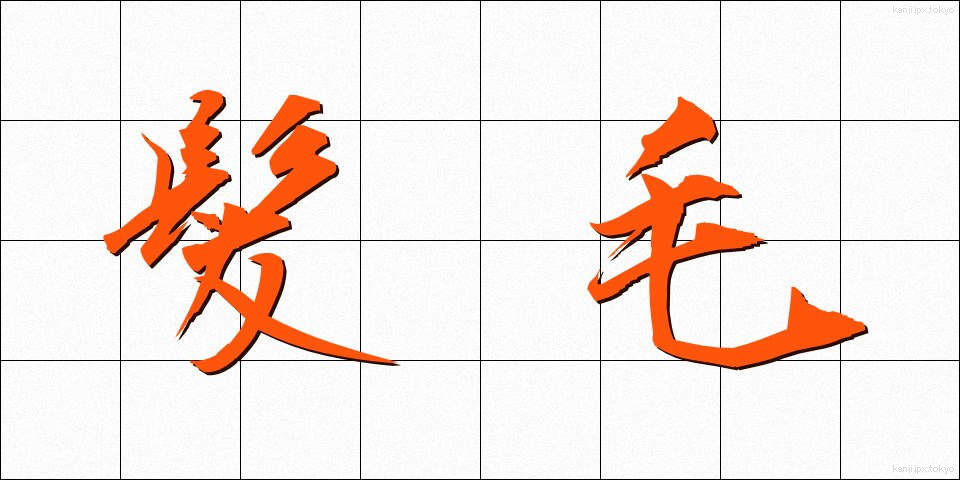 髪毛 (かみけ)
