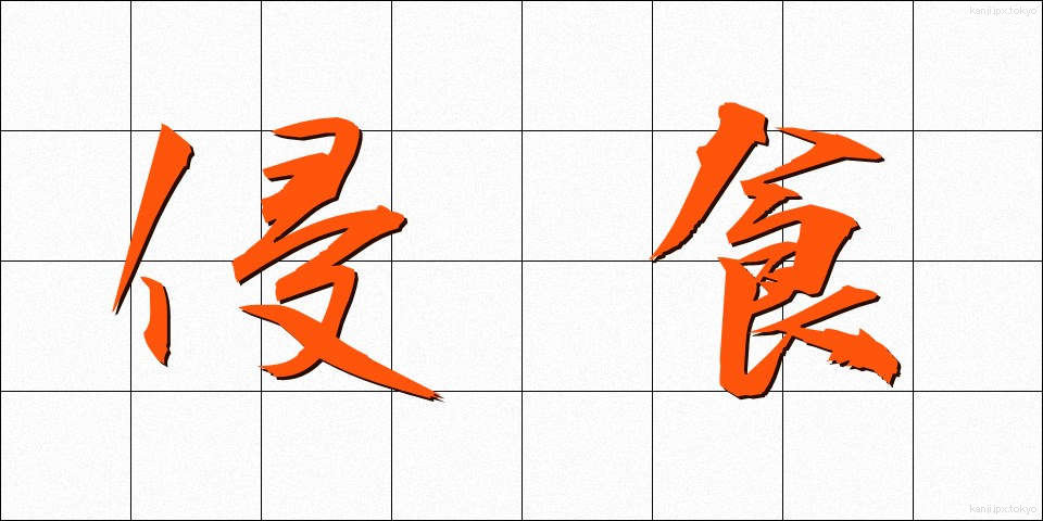 侵食 (しんしょく)