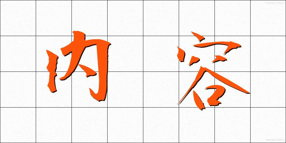 内容 (ないよう)