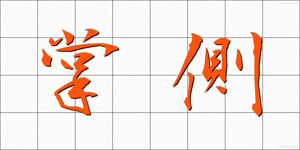 掌側 (しょうそく)
