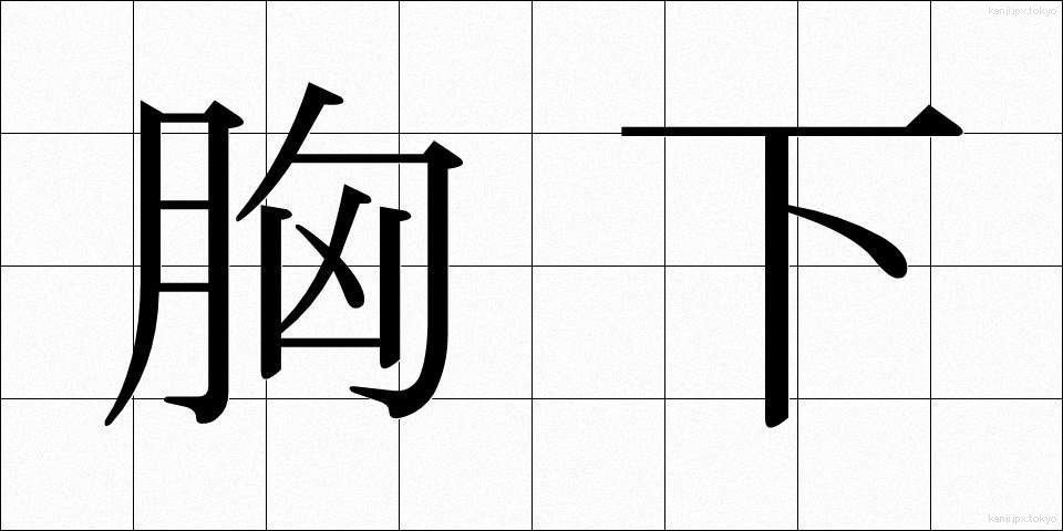 胸下 (きょうか)