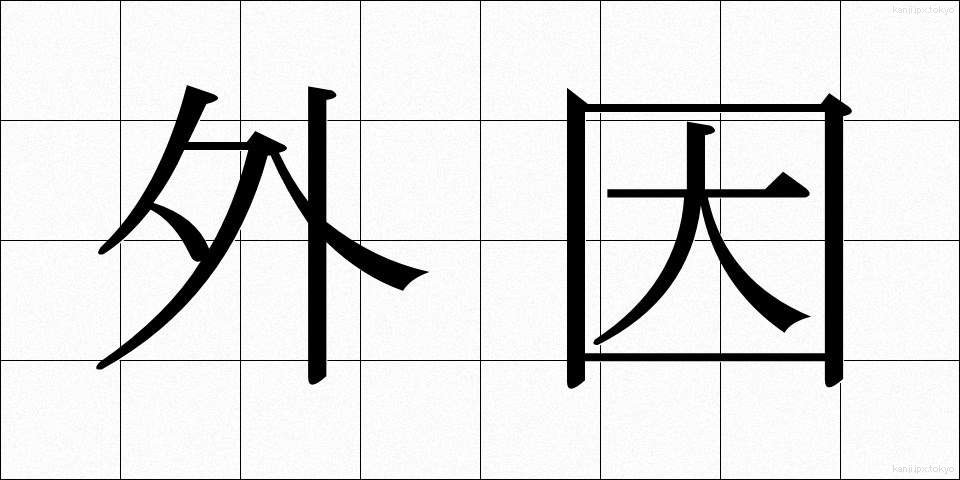 外因 (がいん)