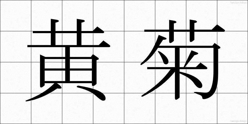 黄菊 (きぎく)