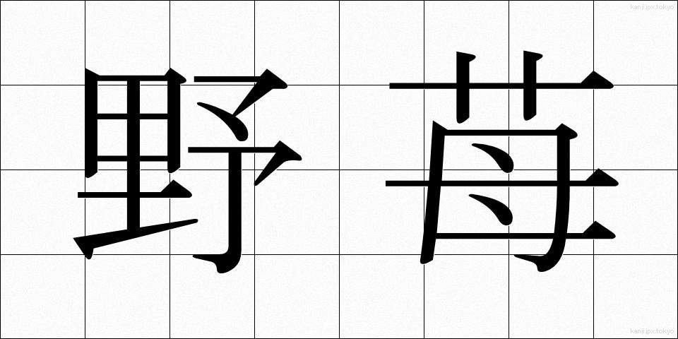 野苺 (のいちご)
