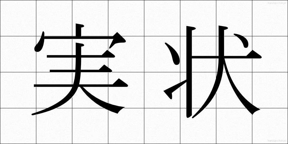実状 (じつじょう)