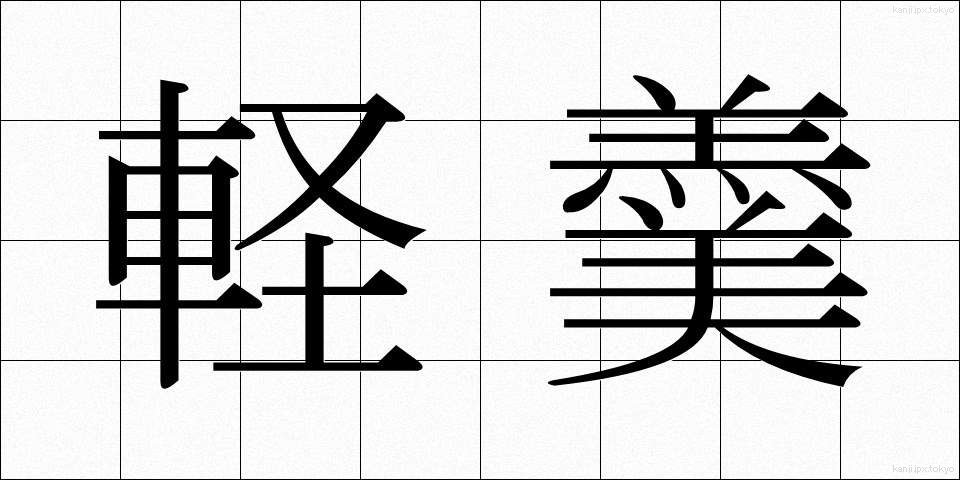 軽羹 (けいこう)