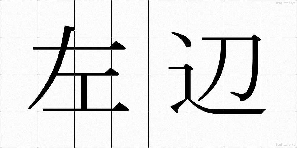 左辺 (さへん)