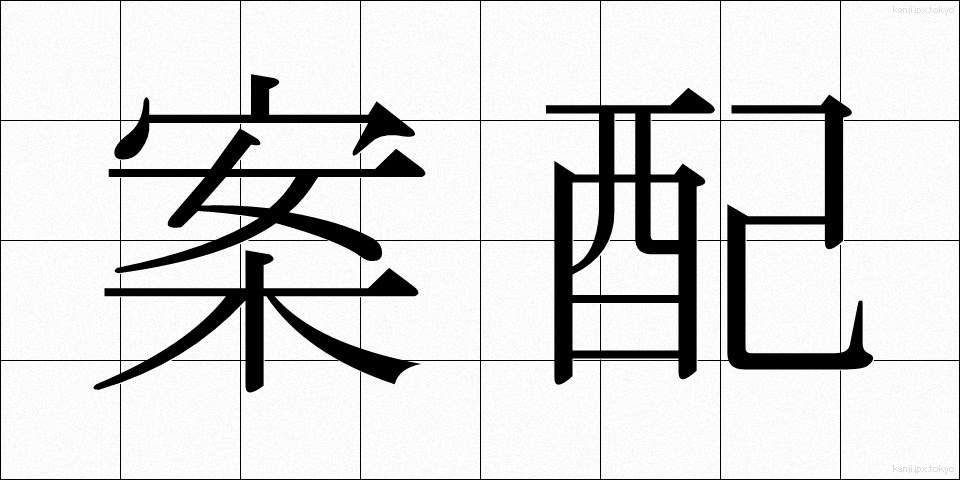 案配 (あんばい)