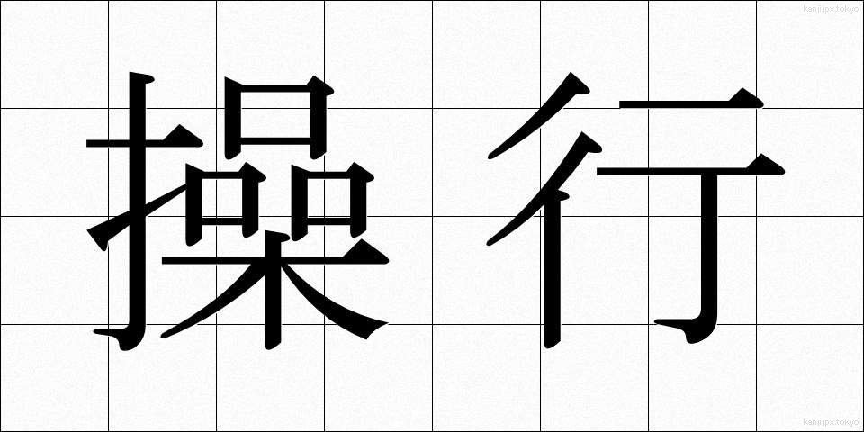 操行 (そうこう)