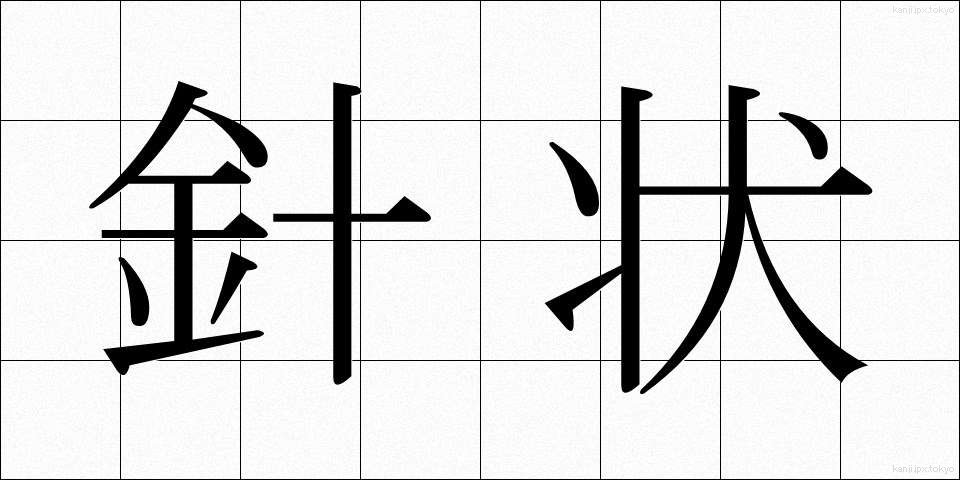 針状 (しんじょう)