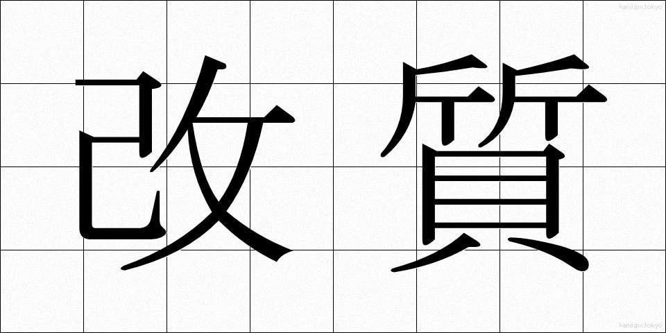 改質 (かいしつ)