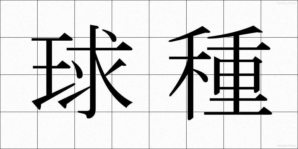 球種 (きゅうしゅ)
