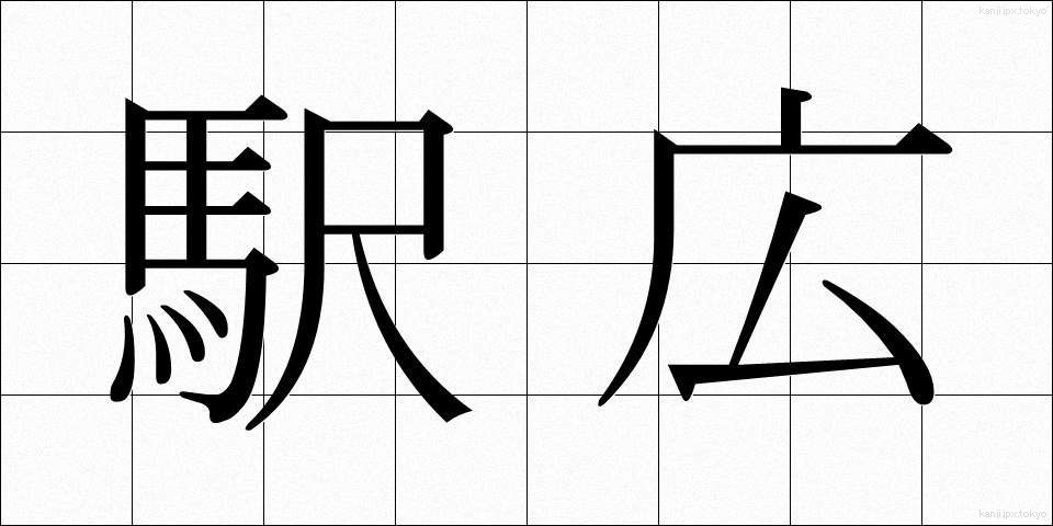 駅広 (えきひろ)