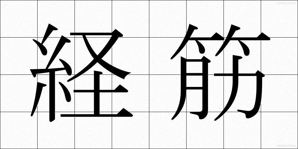 経筋 (けいきん)