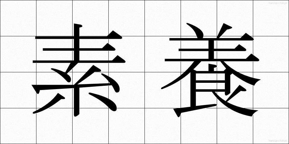素養 (そよう)