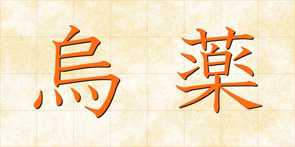 烏薬 (うやく)