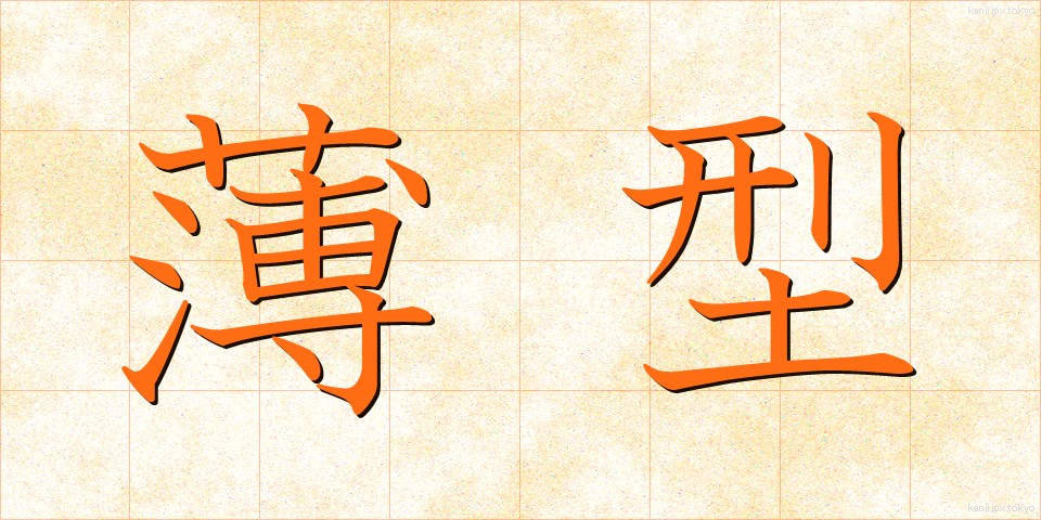 薄型 (うすがた)