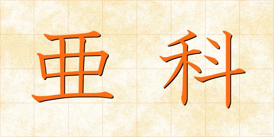 亜科 (あか)