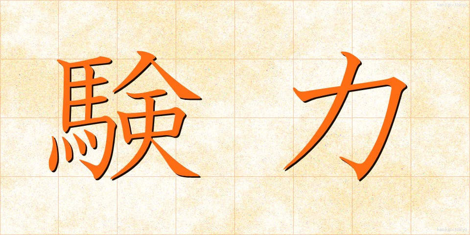 験力 (けんりょく)