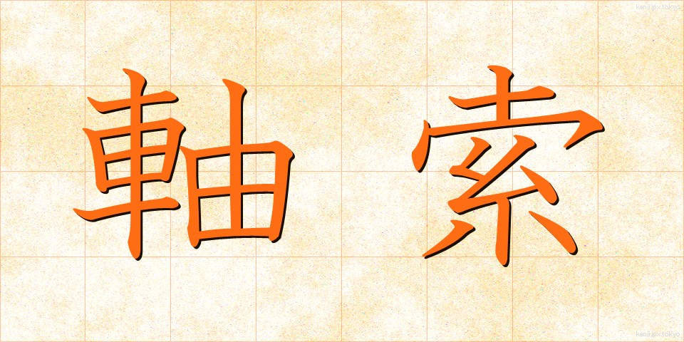 軸索 (じくさく)