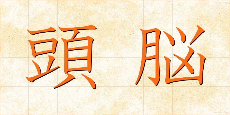 頭脳 (ずのう)