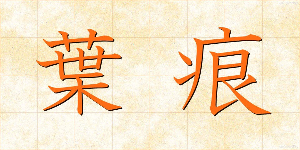 葉痕 (ようこん)