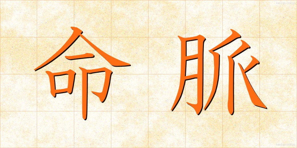 命脈 (めいみゃく)