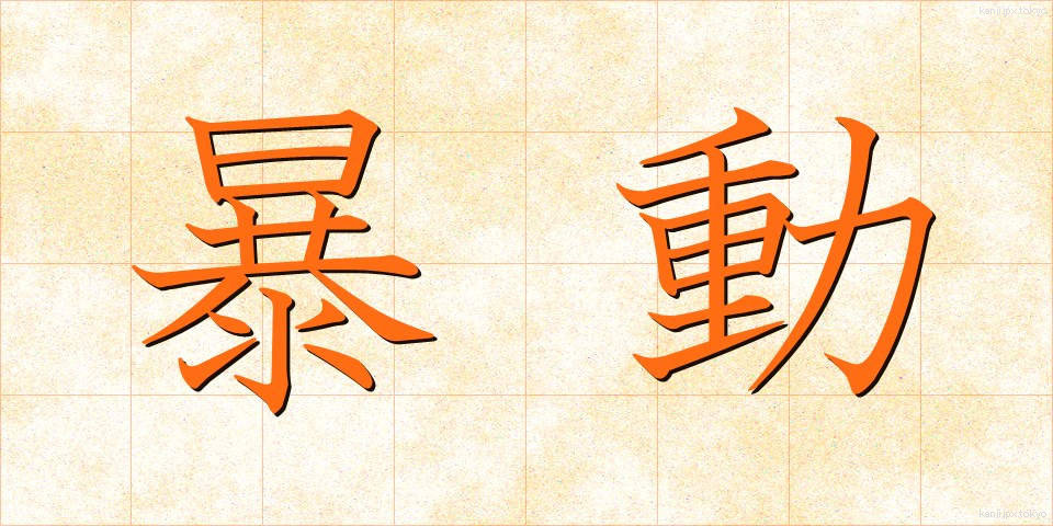 暴動 (ぼうどう)