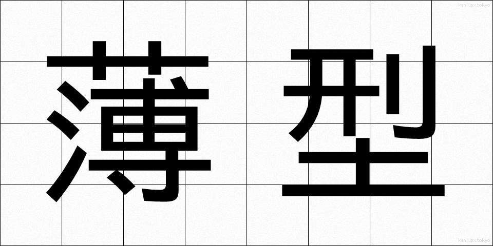薄型 (うすがた)