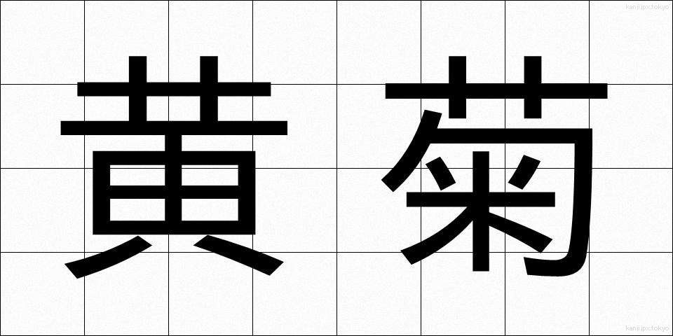 黄菊 (きぎく)
