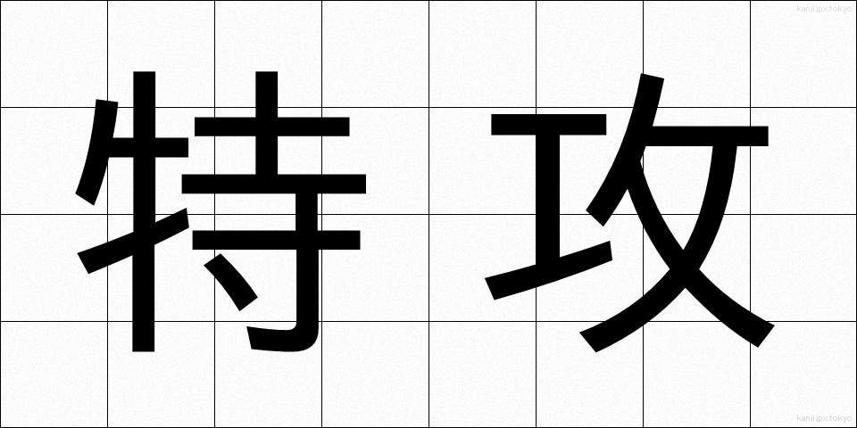 特攻 (とっこう)