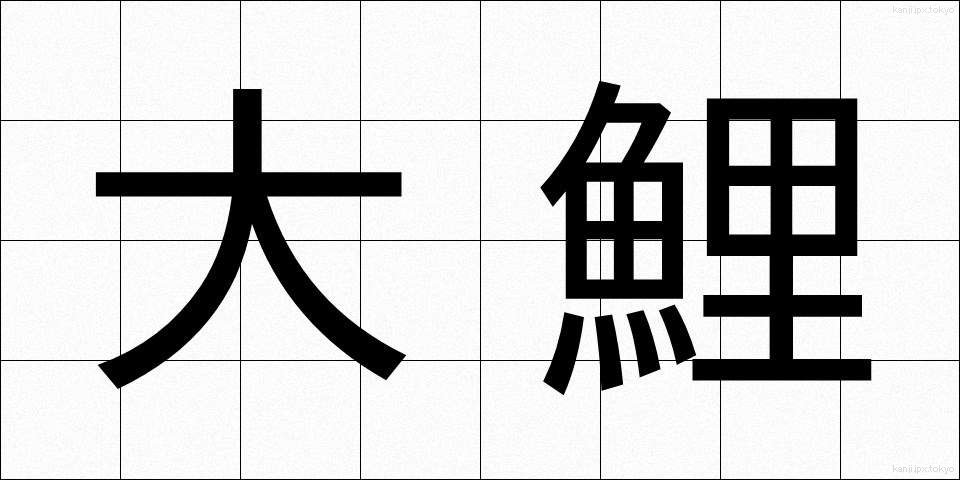 大鯉 (だいごい)