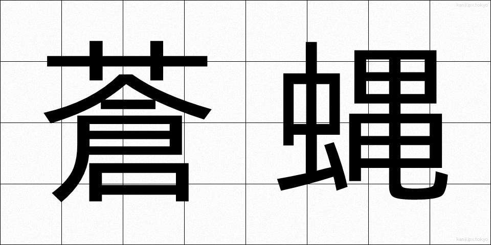 蒼蝿 (そうよう)