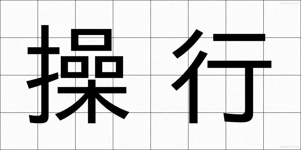 操行 (そうこう)