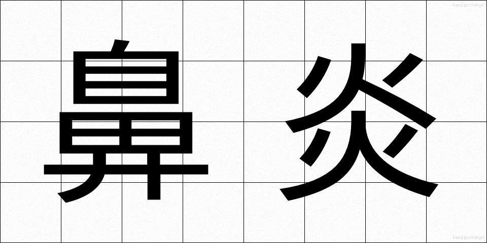 鼻炎 (びえん)