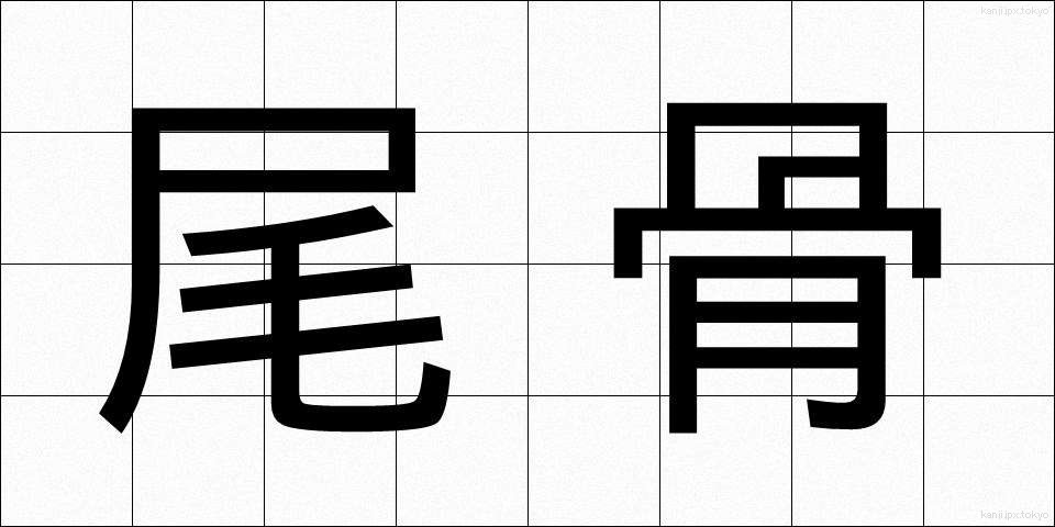 尾骨 (びこつ)