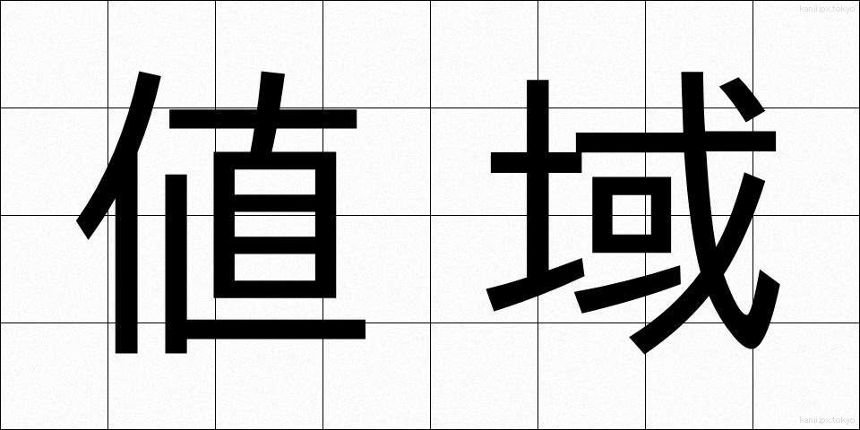 値域 (ちいき)