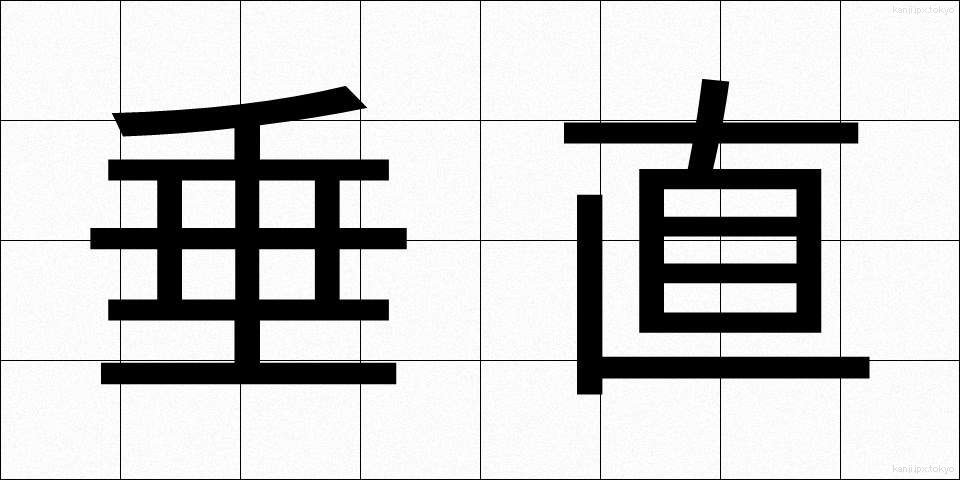 垂直 (すいちょく)