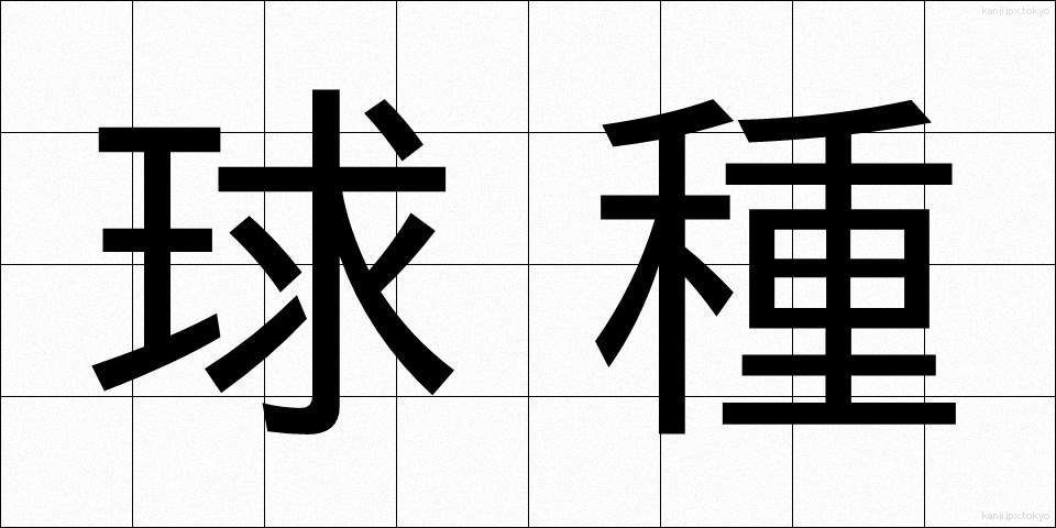 球種 (きゅうしゅ)